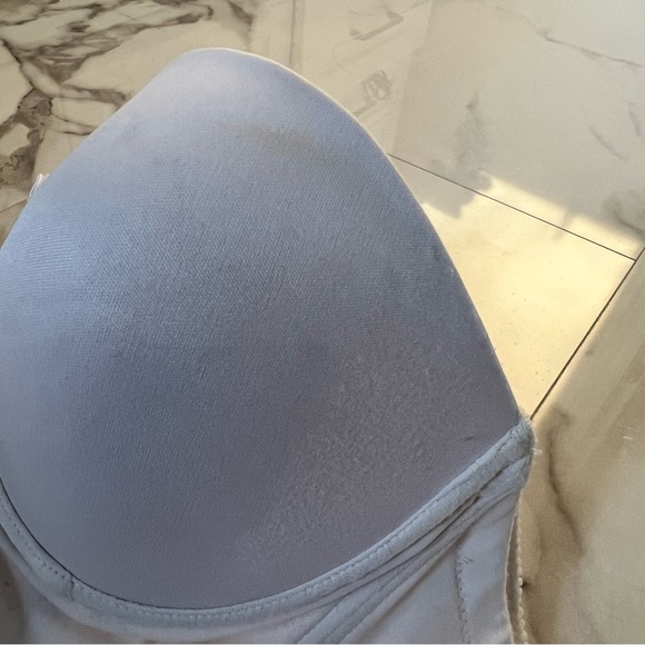 Va Bien White Seamless Hourglass Bustier 34D - Bridal, Wedding, Shapewear - Picture 6 of 8